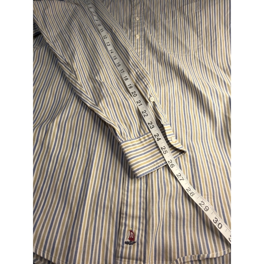 Nordstrom Classic Men's Striped Long Sleeve Button Down Shirt Size 16 1/2 35 - Picture 8 of 8